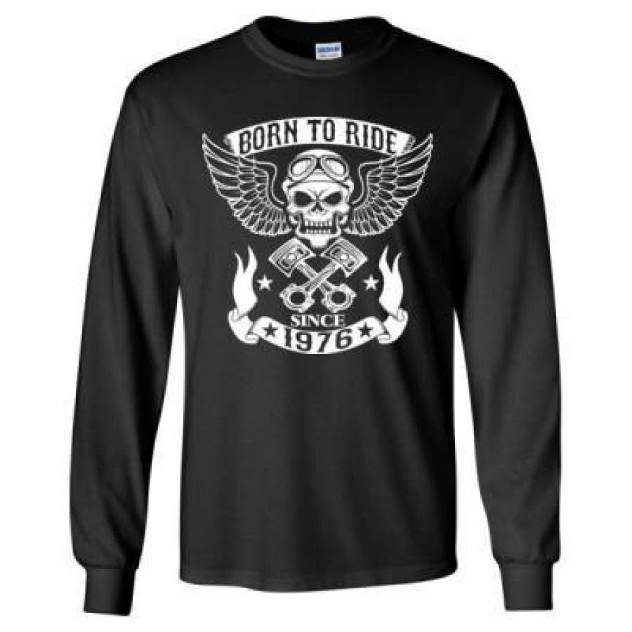 AGR Born To Ride Since 1976 – Long Sleeve T-Shirt