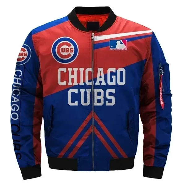 Baseball Chicago Cubs 3D Printed Unisex Bomber Jacket