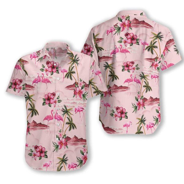 Flamingo Hawaii Shirt For Men Women Ha95343