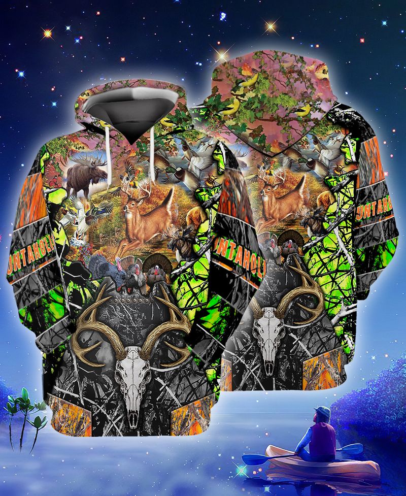 3D Full Print Animals Hunting Shirt 3D Hoodie