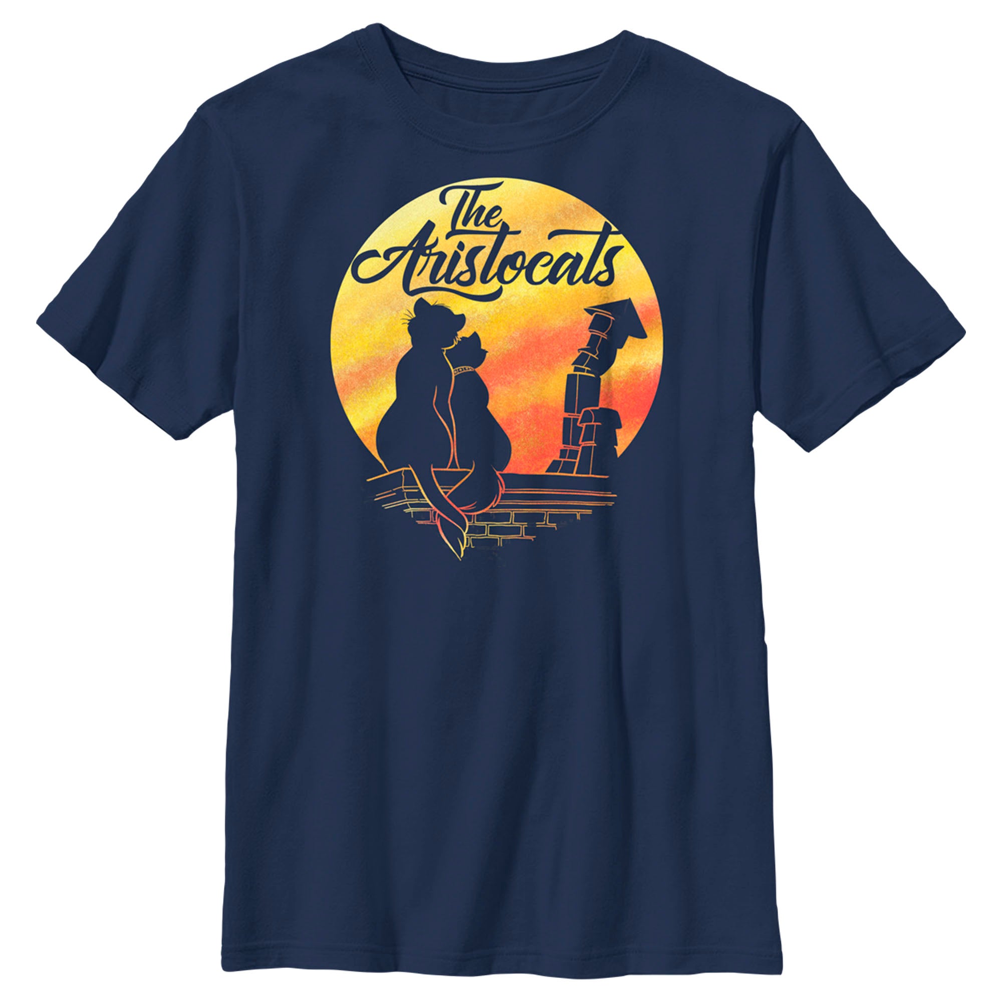 Boy’S Aristocats Duchess And O’Malley Silhouette T-Shirt