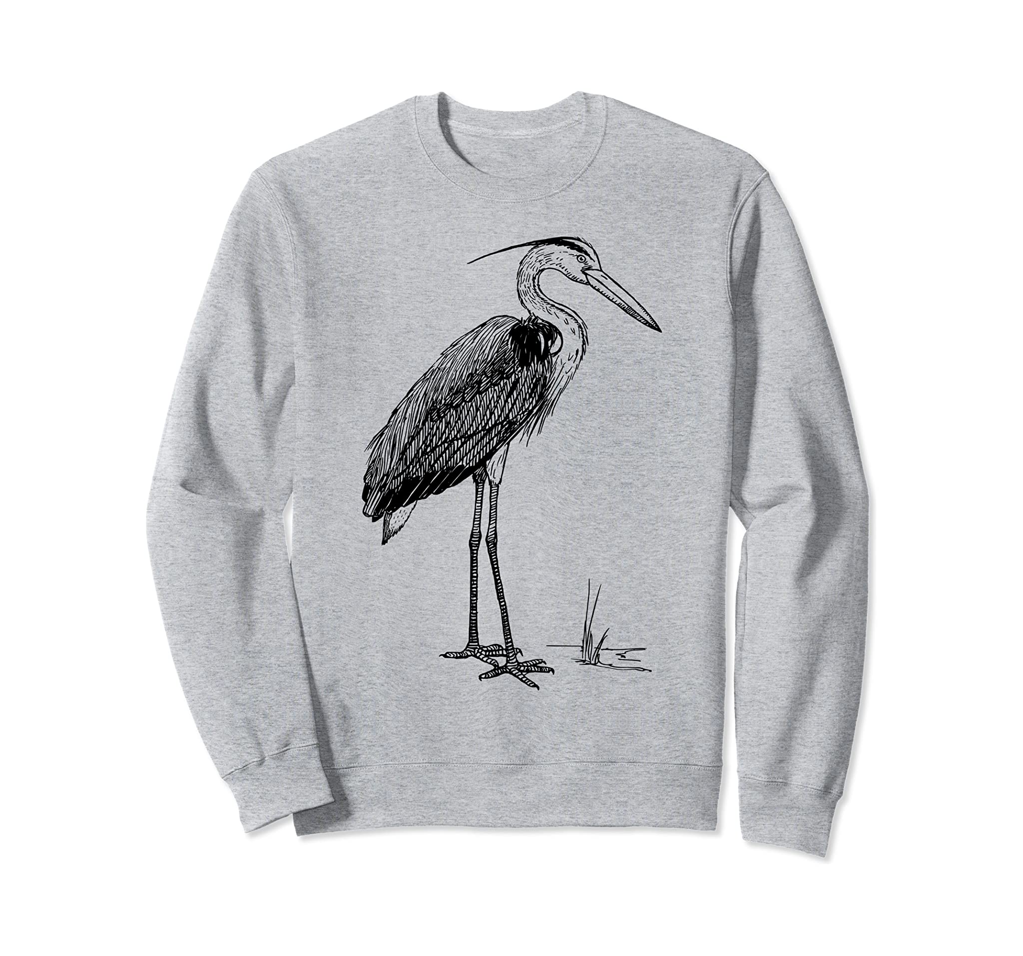 Great Blue Heron Bird Sweatshirt