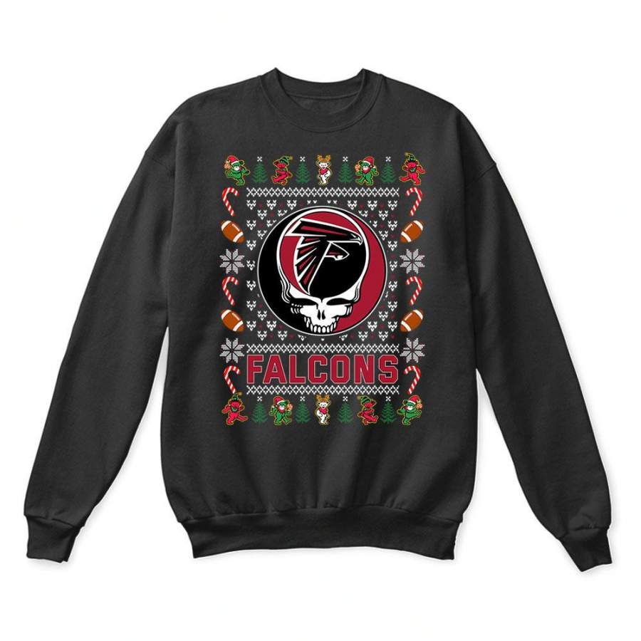 Atlanta Falcons x Grateful Dead Christmas Ugly Sweater