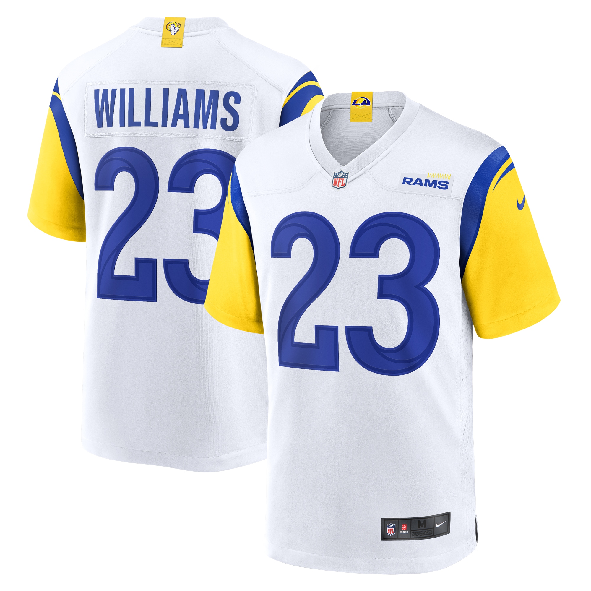 Kyren Williams Los Angeles Rams Game Jersey – White