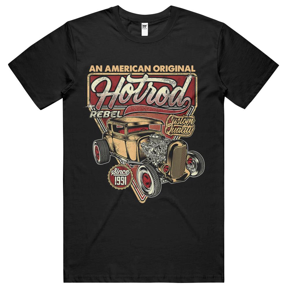 Vintage Hot Rod Old School Speed And Power Shirt For Men T Shirts