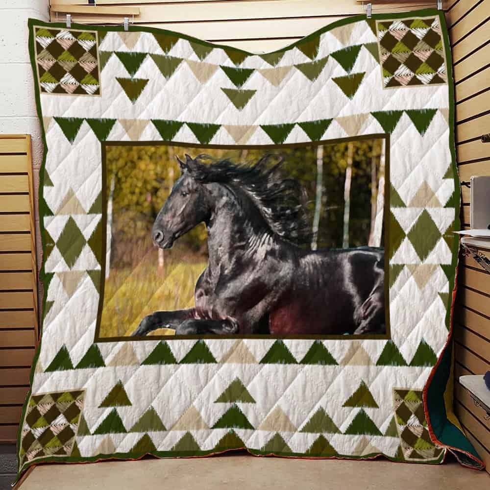 Horse 3D Quilt Blanket HGM1632