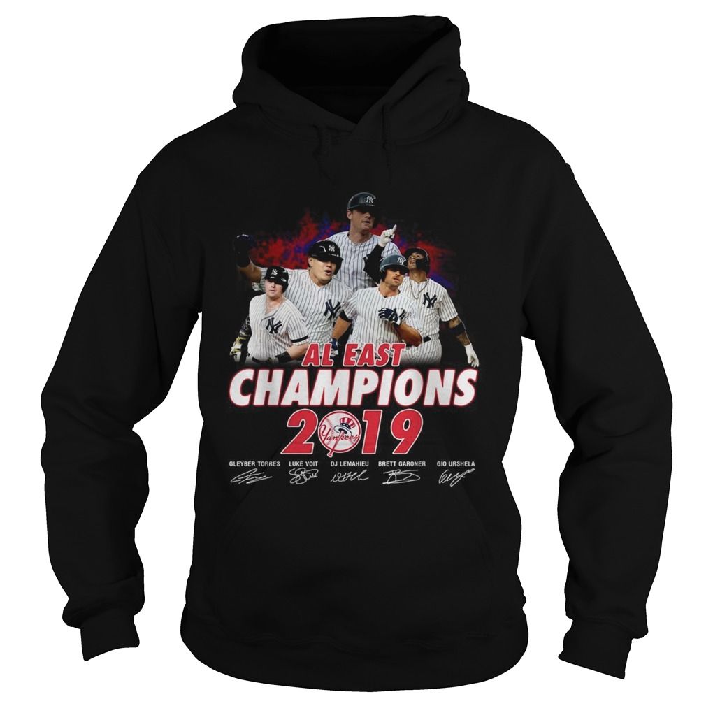 New York Yankees al east champions 2019 signature shirt