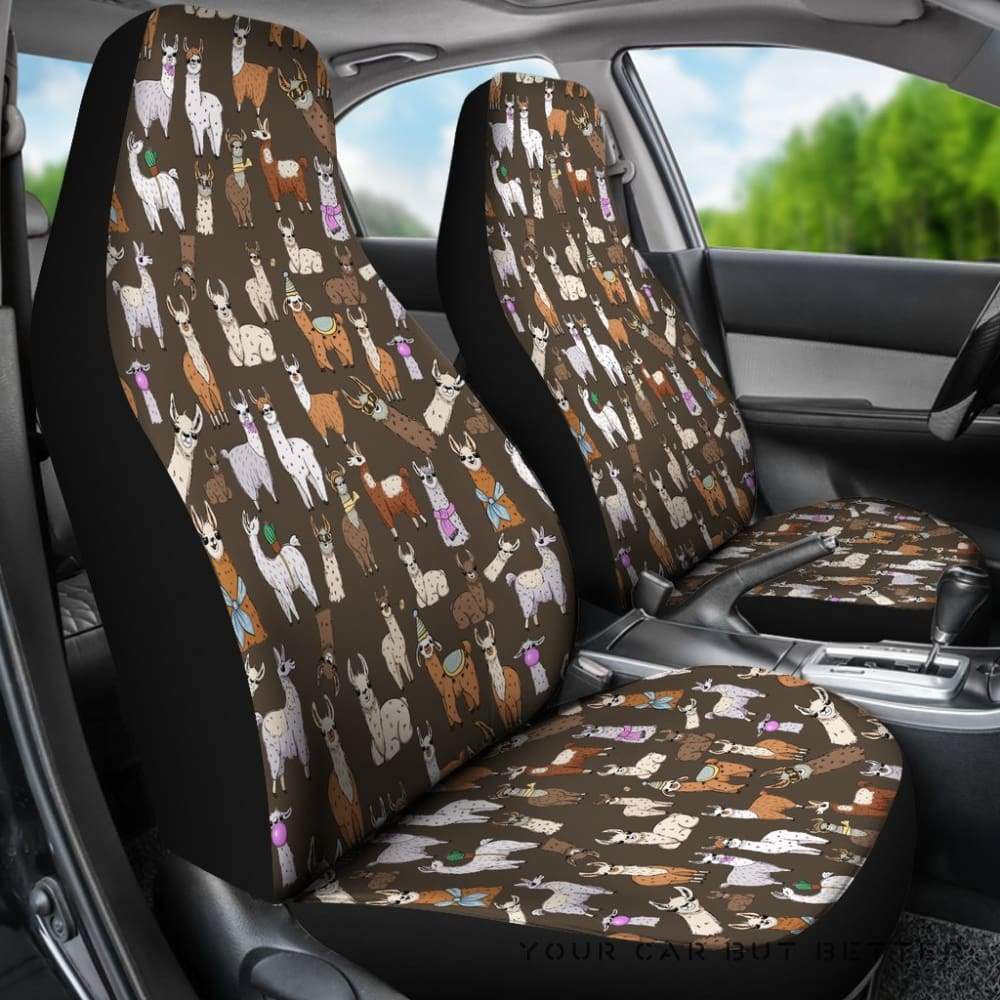 Alpaca Farm Custom Car Seat Covers 105622