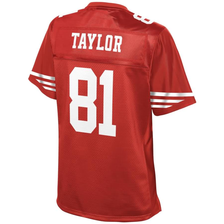 Trent Taylor San Francisco 49ers NFL Pro Line Womens Team Color Player Jersey – Scarlet