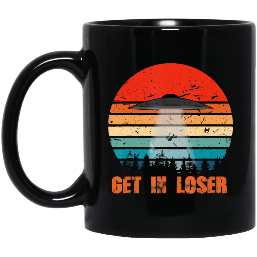 Vintage Get In Loser Alien Ufo _2593 Coffee Mug