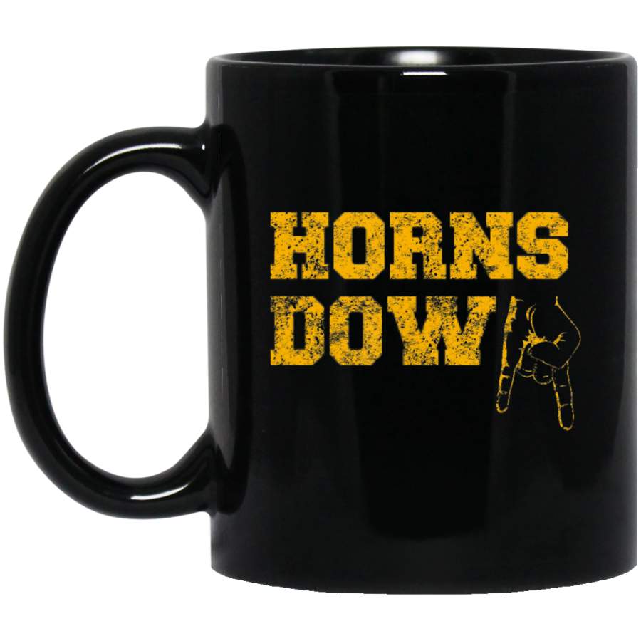 Vintage West Virginia Horns Down Football Fan _2648 Coffee Mug