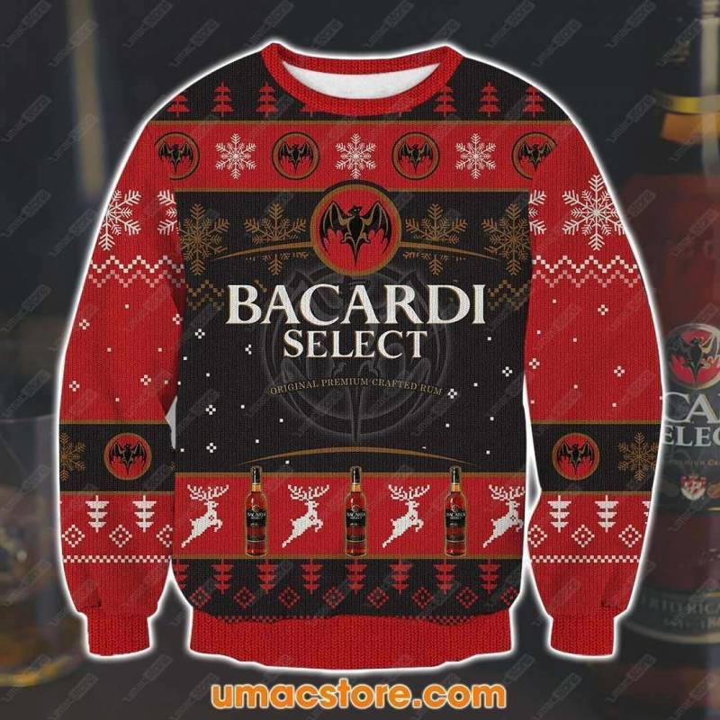 Bacardi V2 3D Print Ugly Christmas Sweatshirt