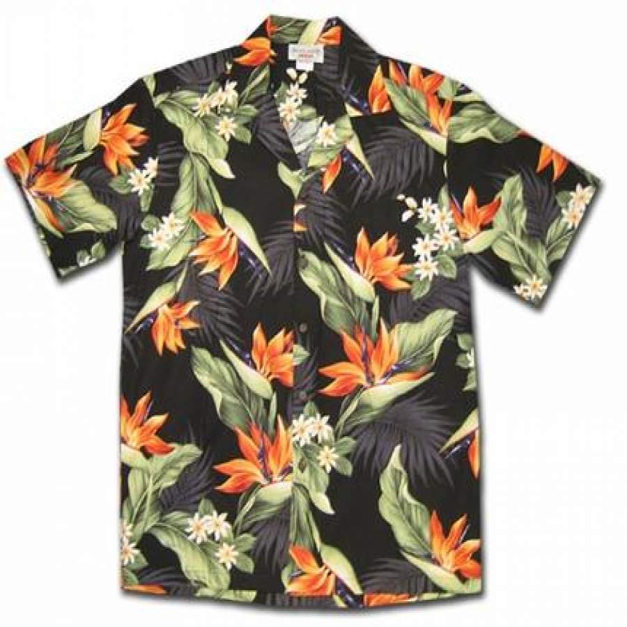 Paradise Valley Black Hawaii Shirt Ha40393