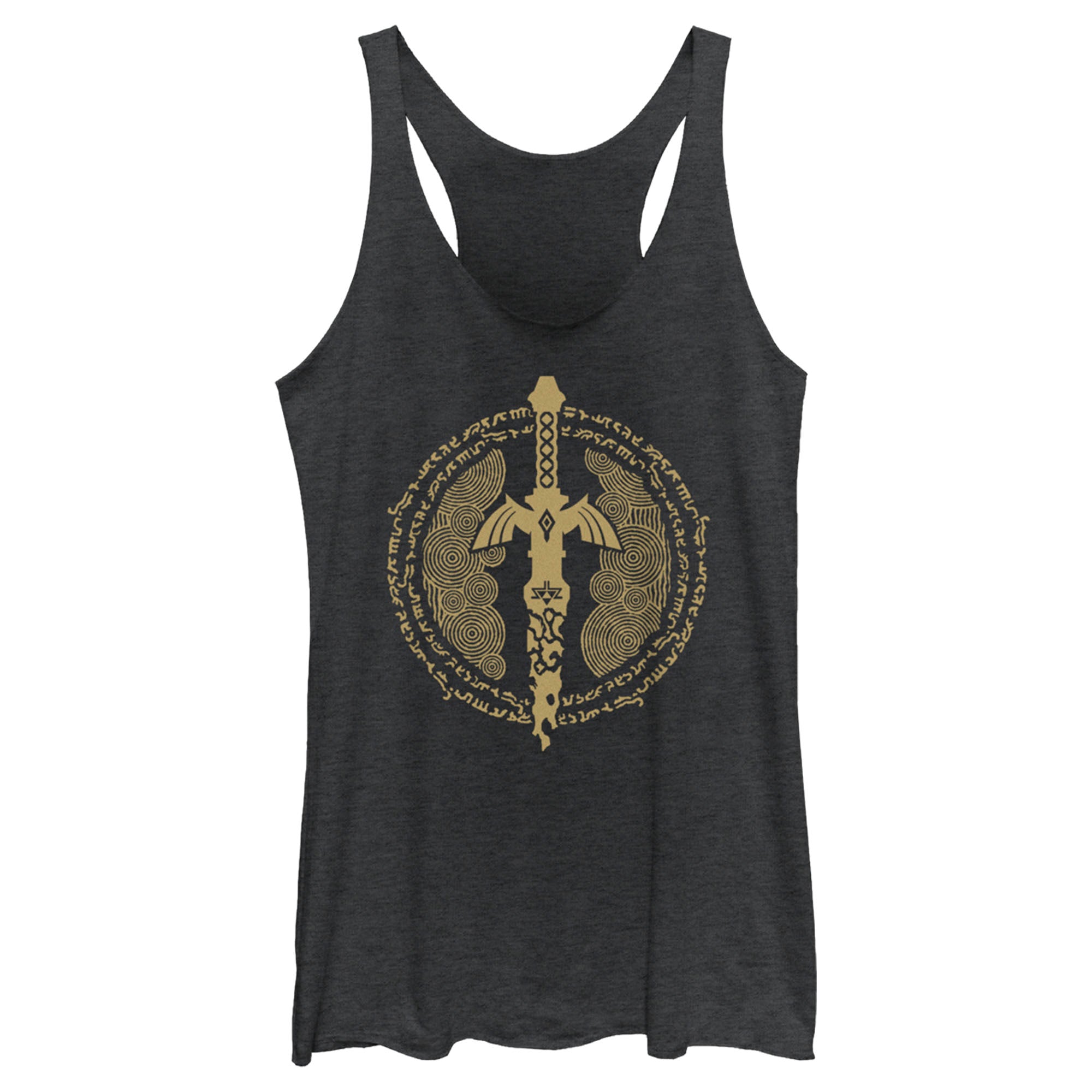 Women’S Nintendo The Legend Of Zelda: Tears Of The Kingdom Master Sword Icon Racerback Tank Top