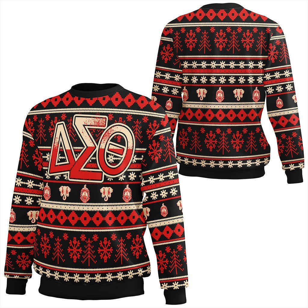 Sorority Sweatshirt – Delta Sigma Theta Christmas Splatters Sweatshirt