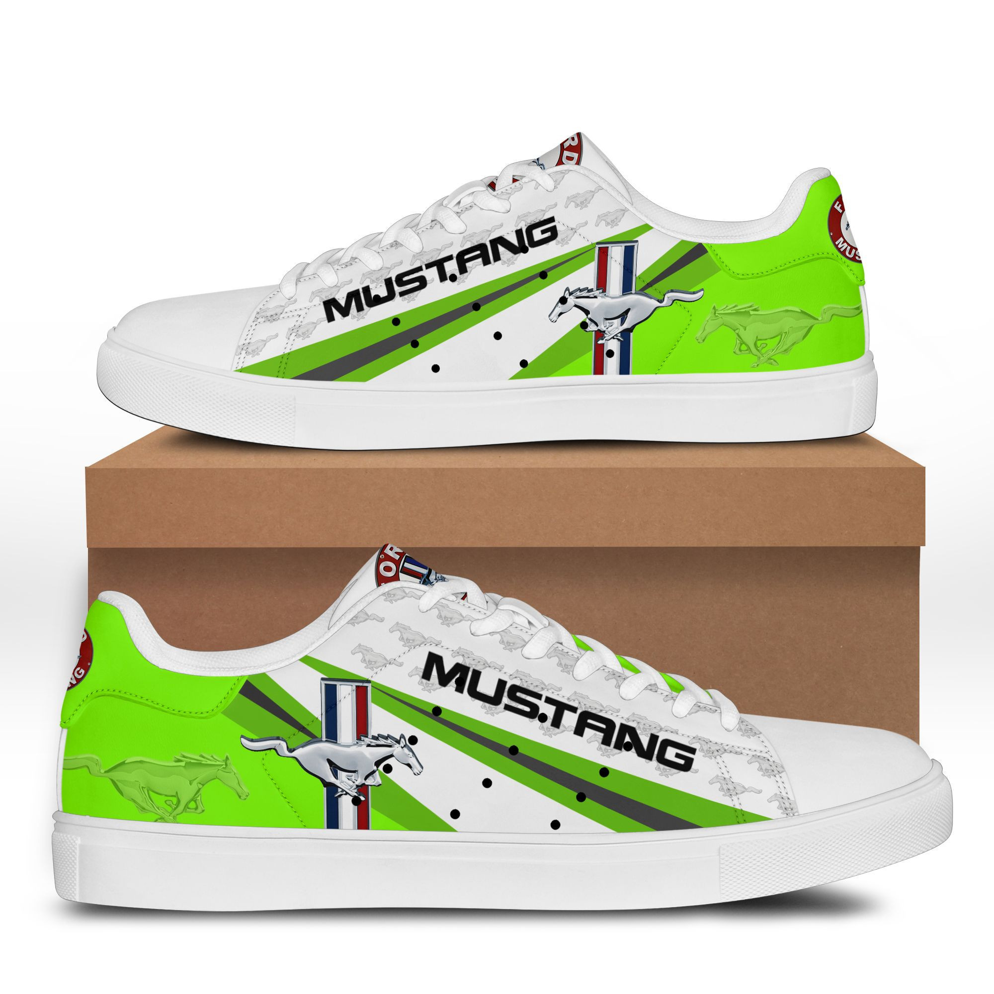 Ford Mustang Sneaker Shoes Ver 3 (Green)