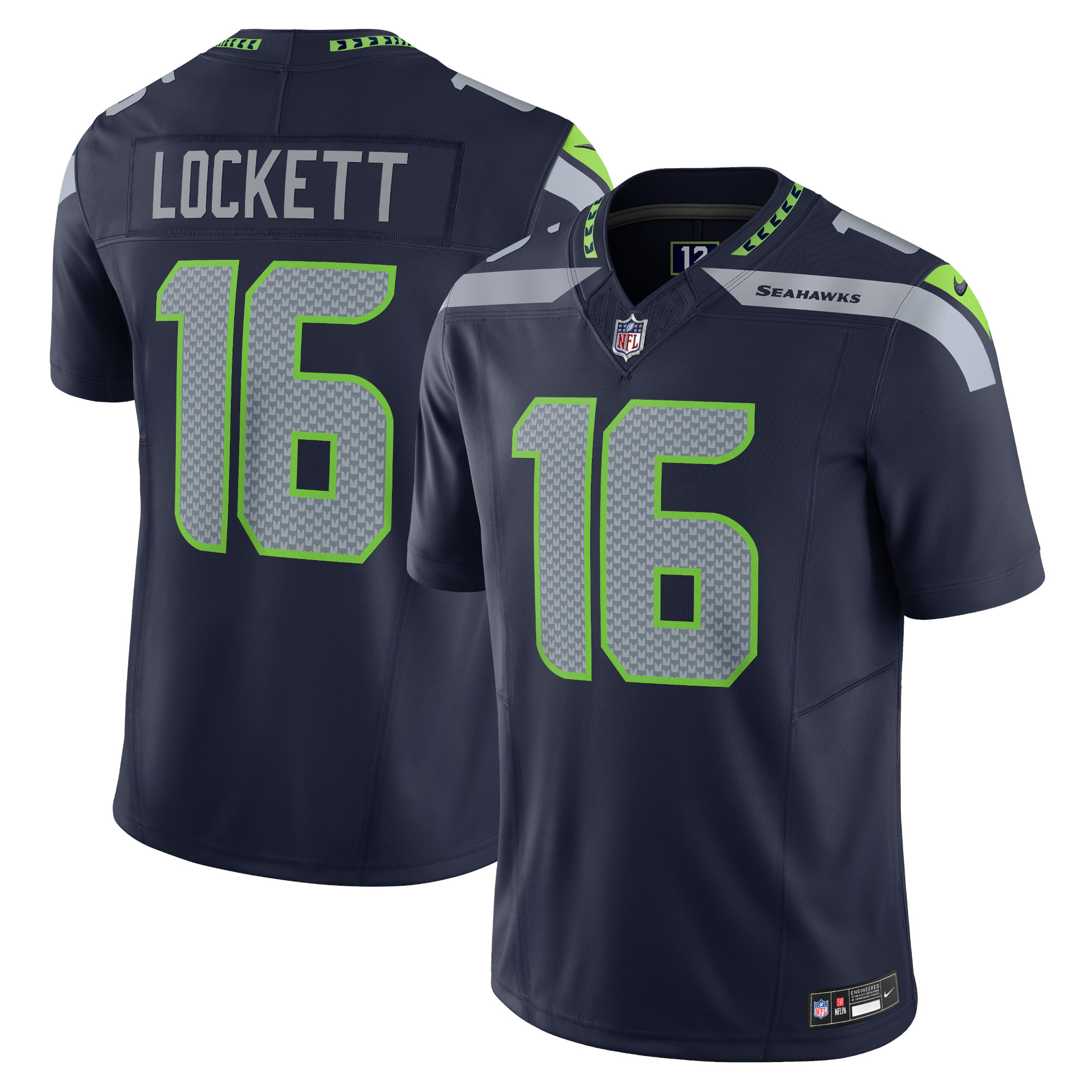 Tyler Lockett Seattle Seahawks Vapor F.U.S.E. Limited Jersey – Navy