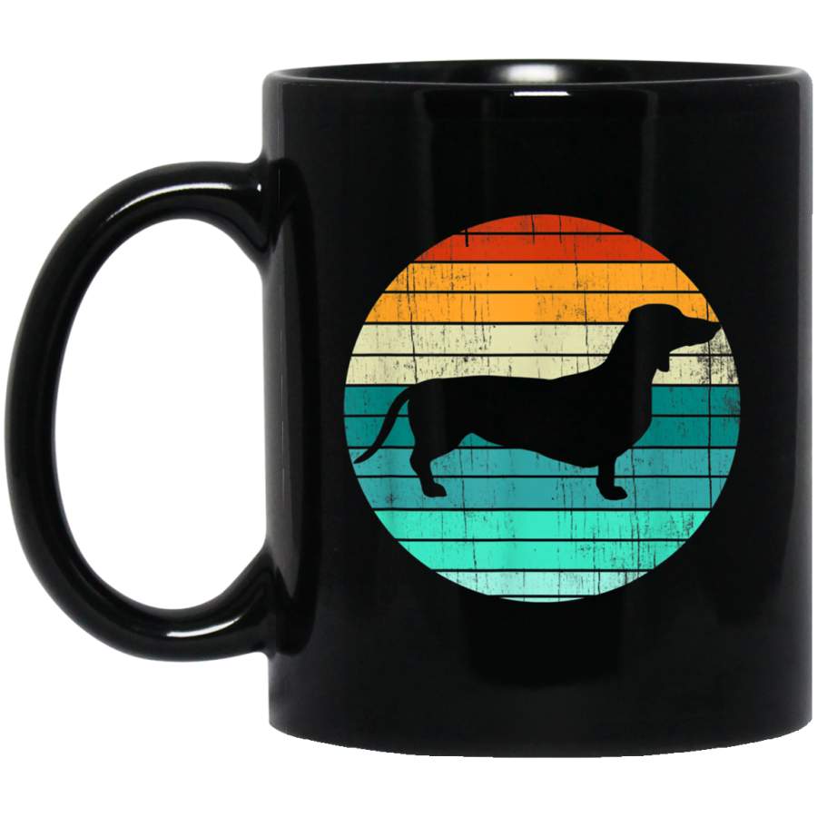 Vintage Retro Style I Really Like Animals Apparel Dachshund Mug