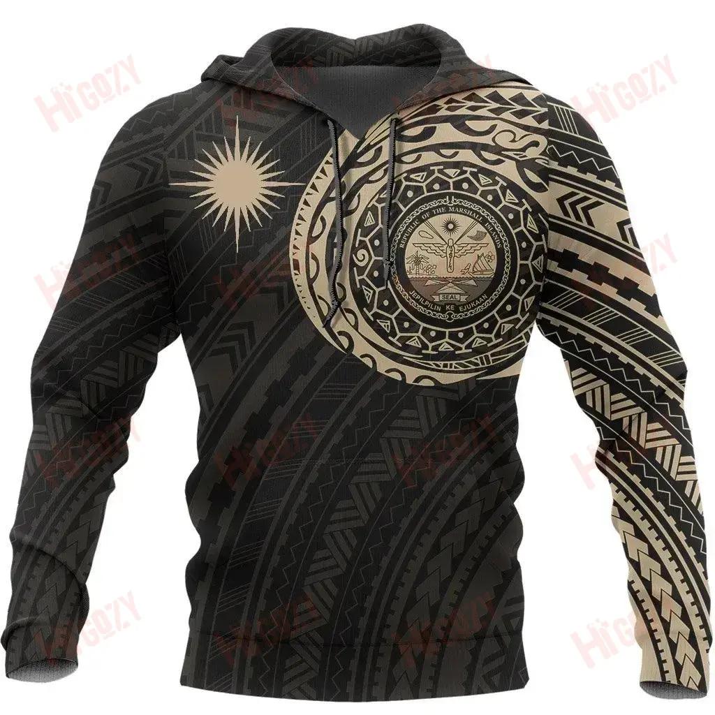 Marshall Islands In My Heart Micronesia Tattoo Style Hoodie Clothing Store Sweatshirt Graphic Hoodies, Hoodies For Girls Donuink Store