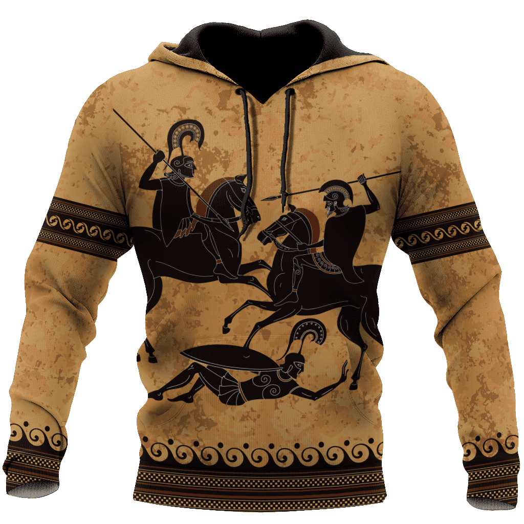 Ancient greece warrior Greek Mythology 3D print shirts