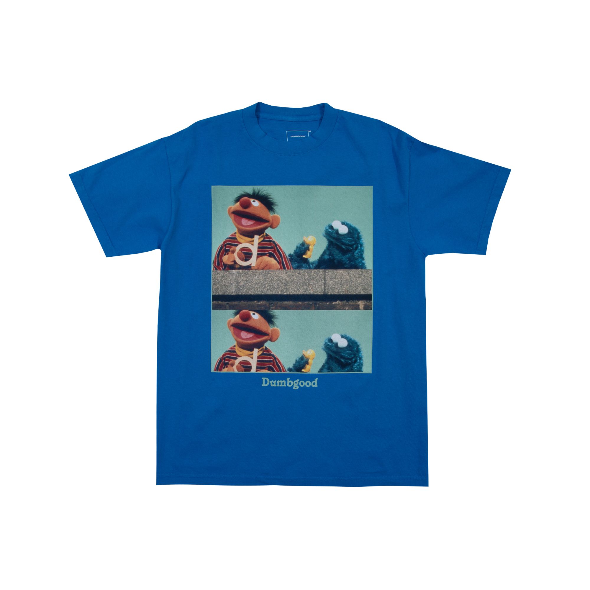 Sesame Street Ernie & Cookie Monster Blue Tee