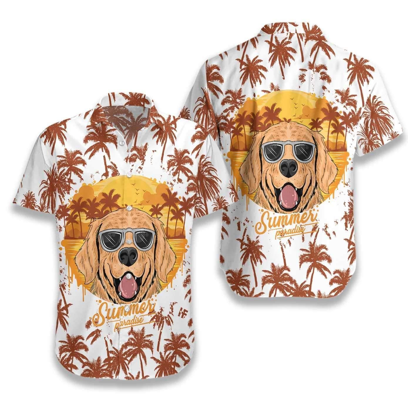 Felacia Summer Paradise Golden Retriever Hawaii Aloha Ha21561