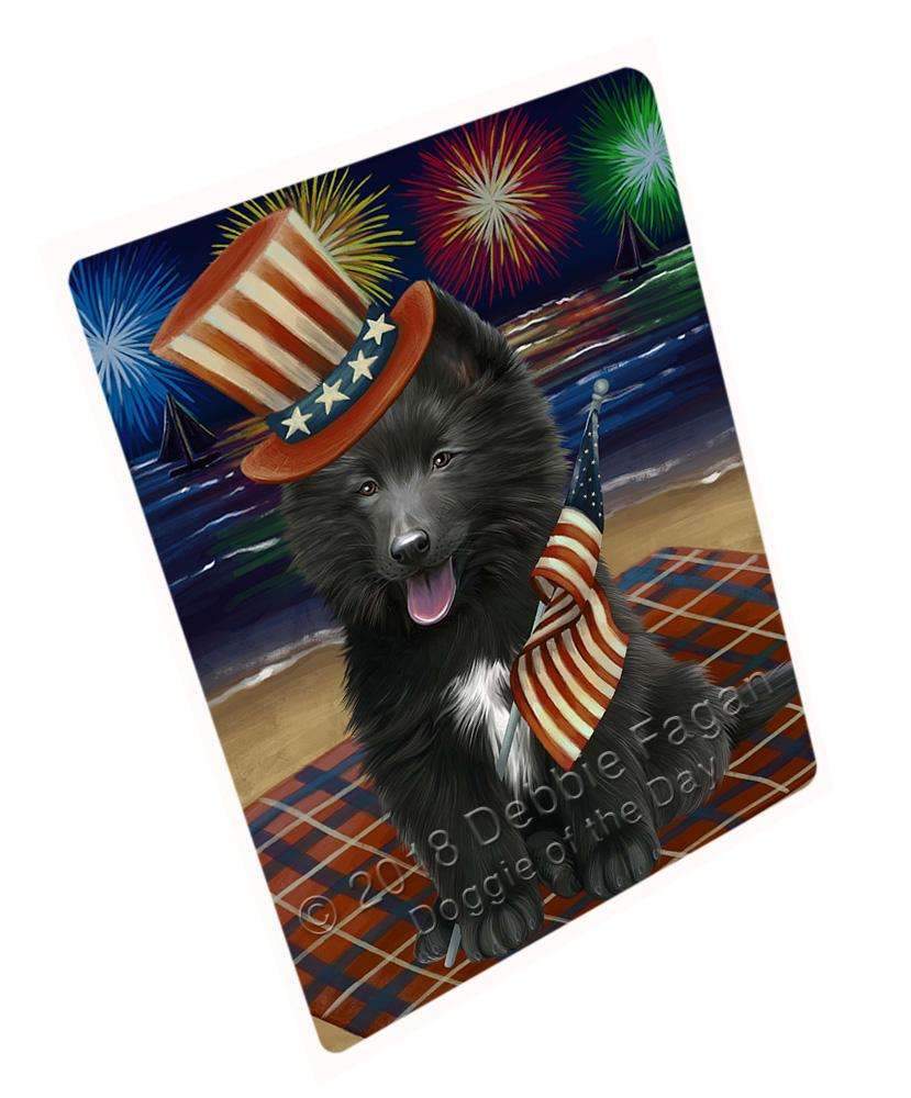 4Th Of July Independence Day Firework Belgian Shepherd Dog Blanket Blnkt61995