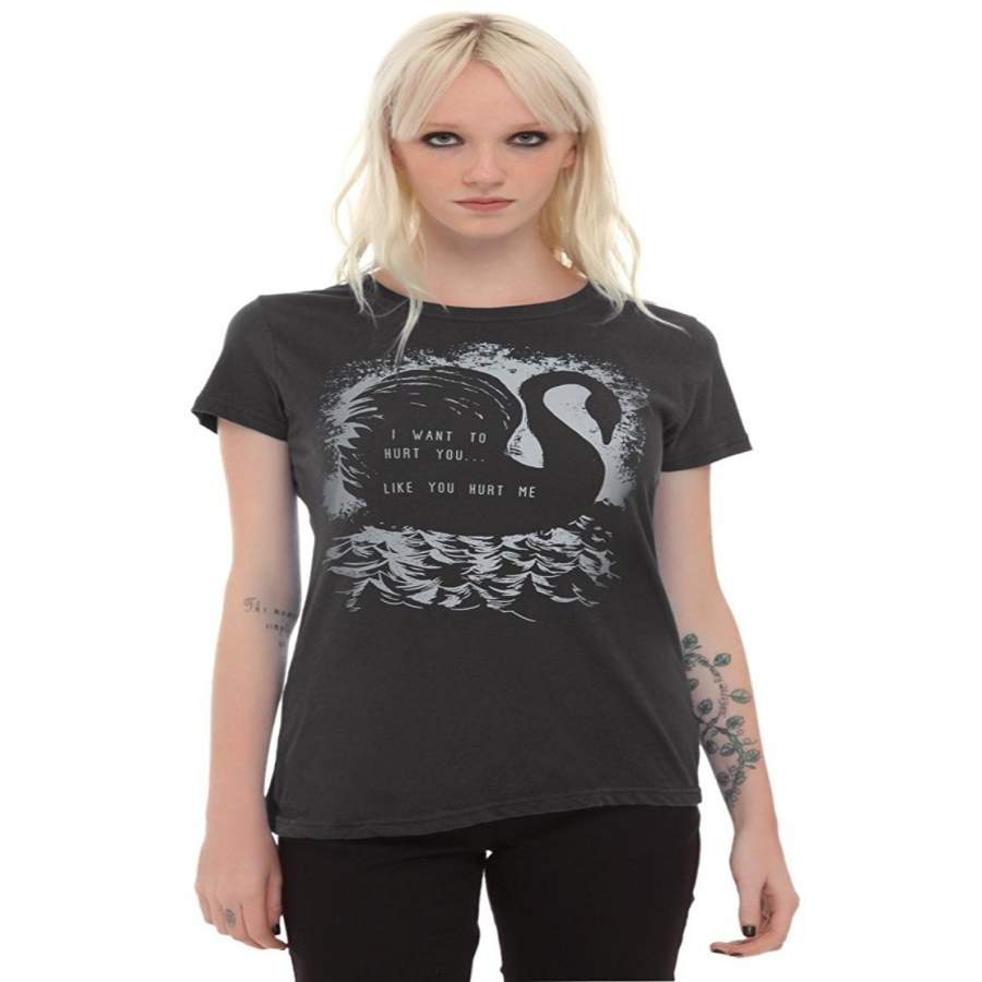 women t-shirt women’s fashion T-shirt Once Upon A Time Swan Quote Girls T-Shirt