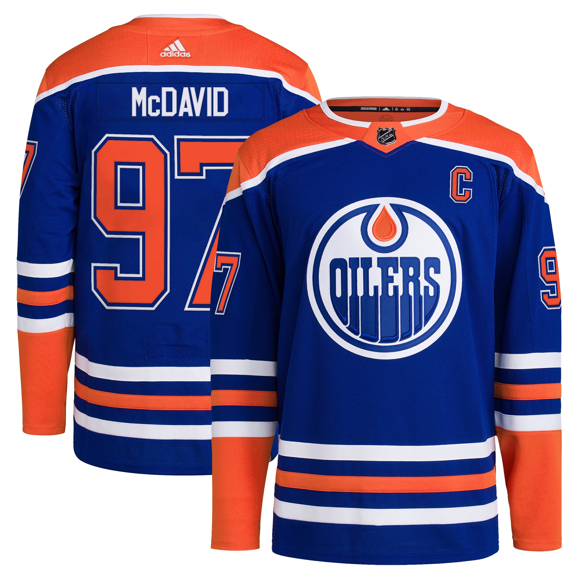 Connor McDavid Edmonton Oilers Home Primegreen Authentic Player Jersey – Royal