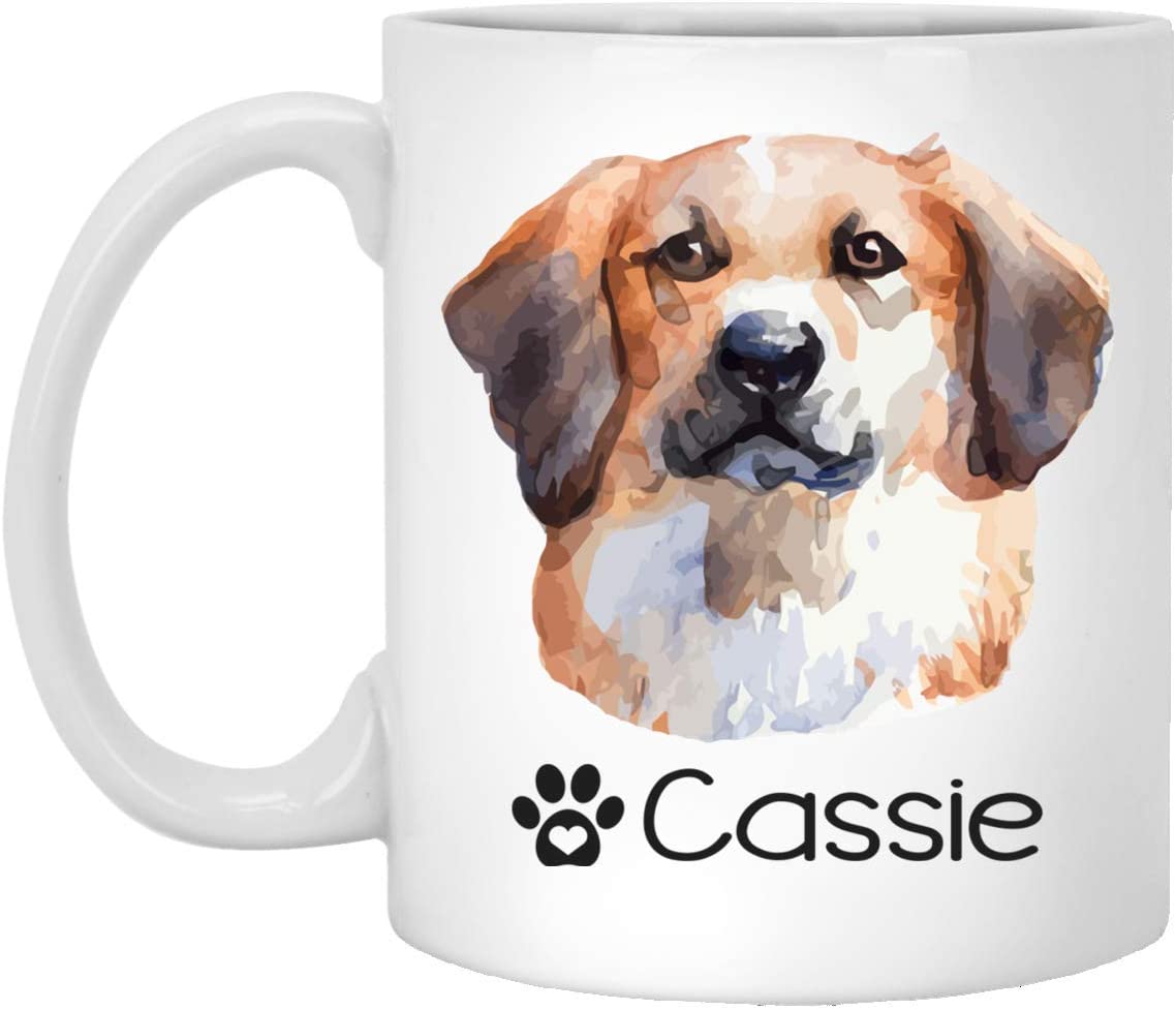 Personalized Chinook Dog Mug – Pet Owner Gifts For Women – Gifts For Dog Lover – Chinook Mom Dad Mugs – Dog Cups 11Oz