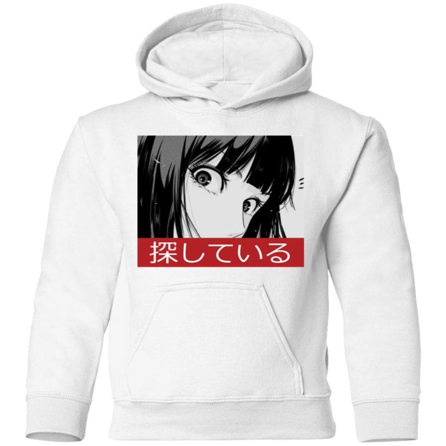 AGR STARE – Sad Japanese Aesthetic Toddler Pullover Hoodie