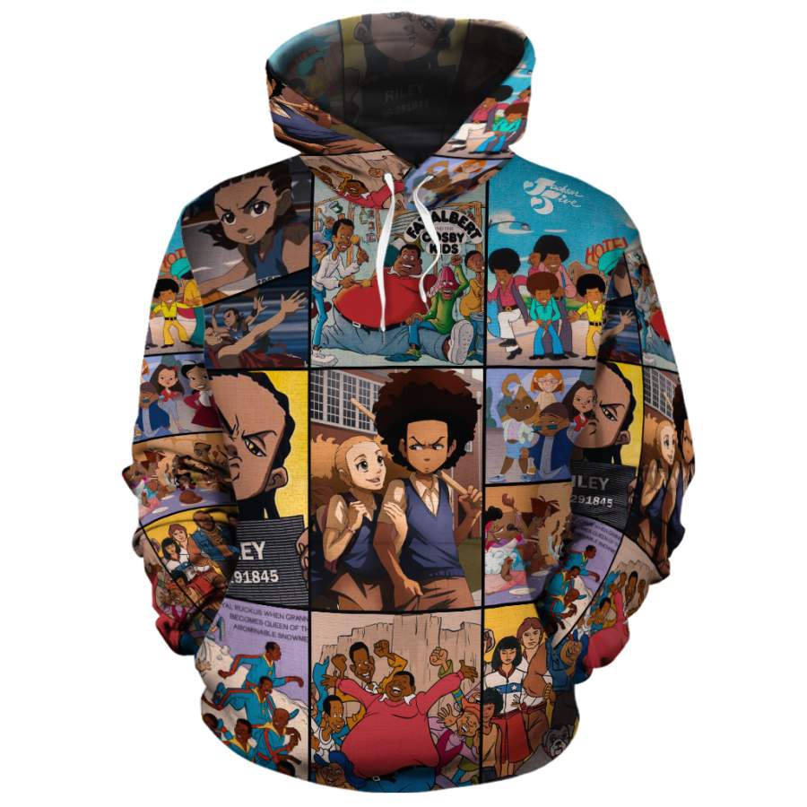 Black Cartoons 2 All-over Hoodie