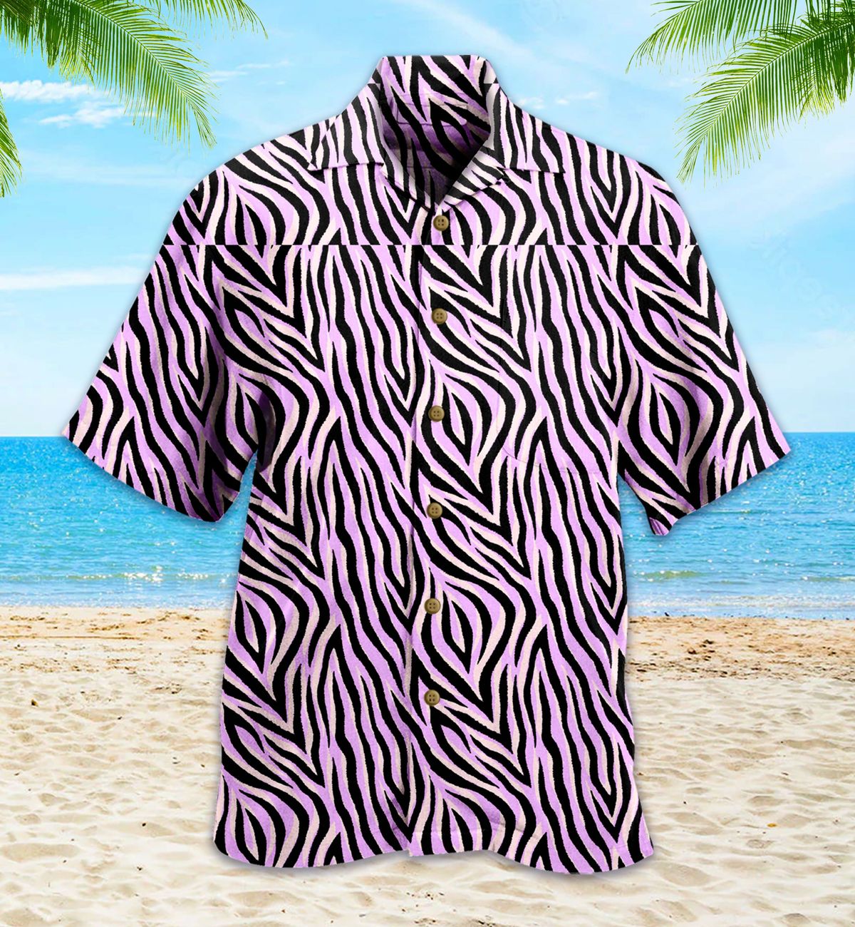 Purple Zebra Hawaii Shirt 15 Ha104144