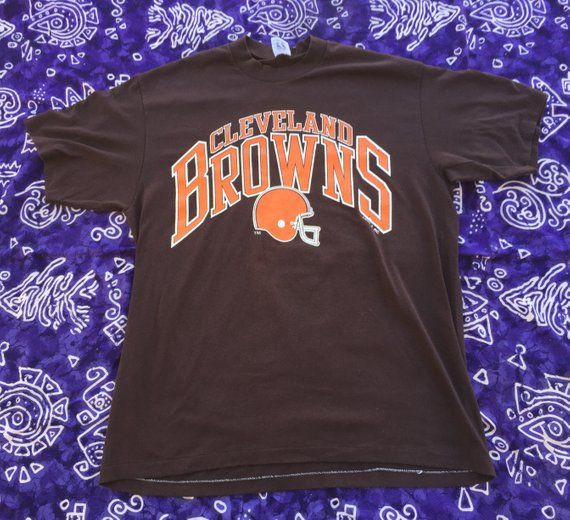 1990 S Logo 7 Cleveland Browns Shirt