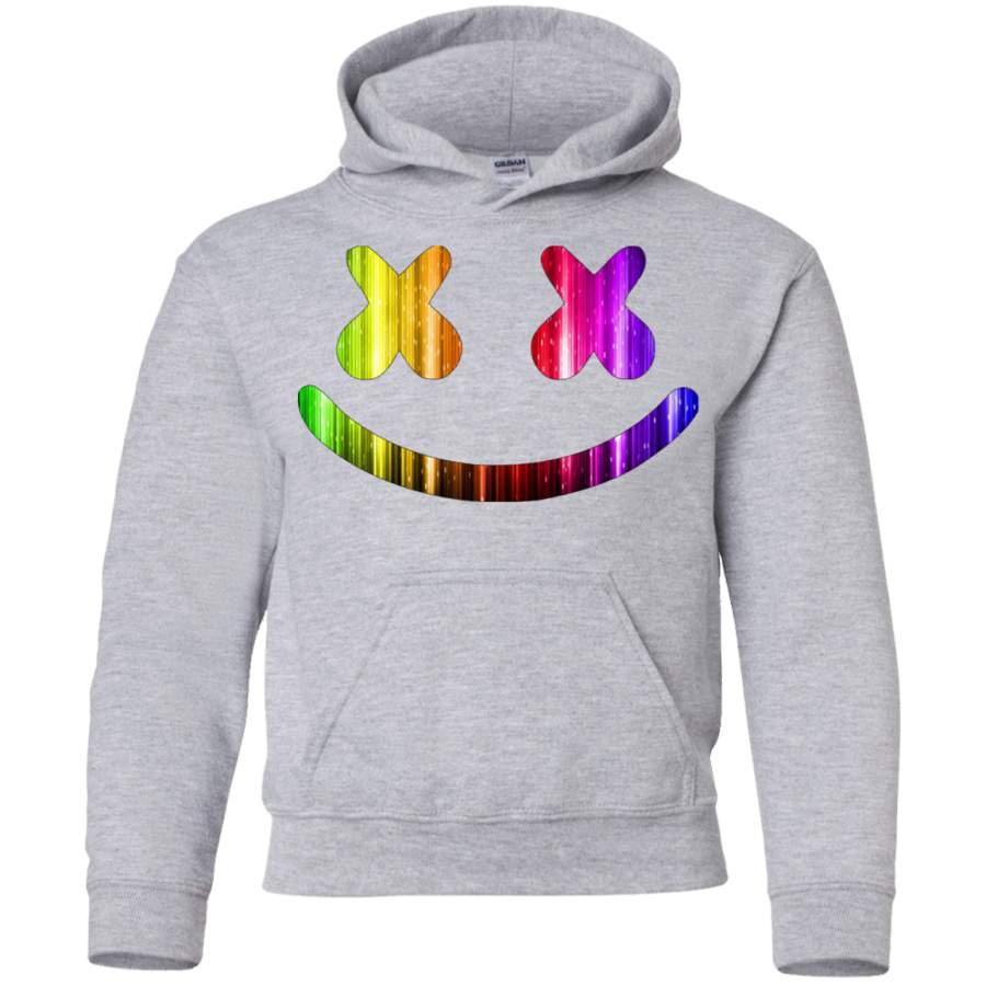 AGR Marshmello Logo Raibnow Youth Pullover Hoodie