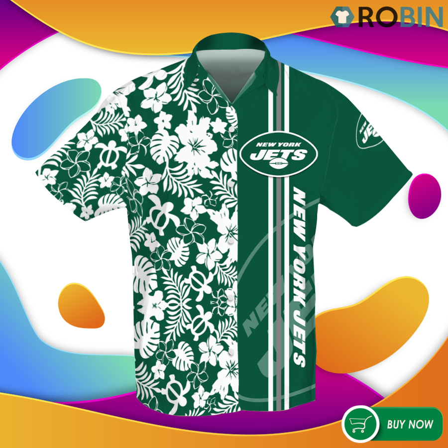 New York Jets 3D Hawaiian Shirt