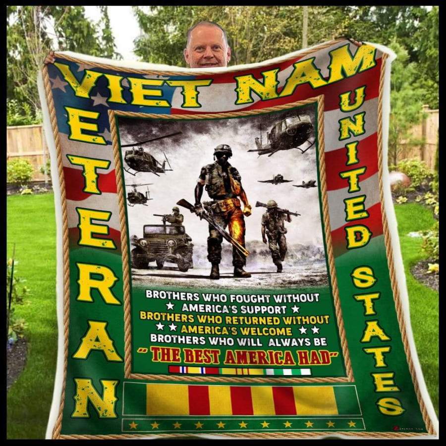 Blanket Giving Viet Nam Veteran The Best American Had