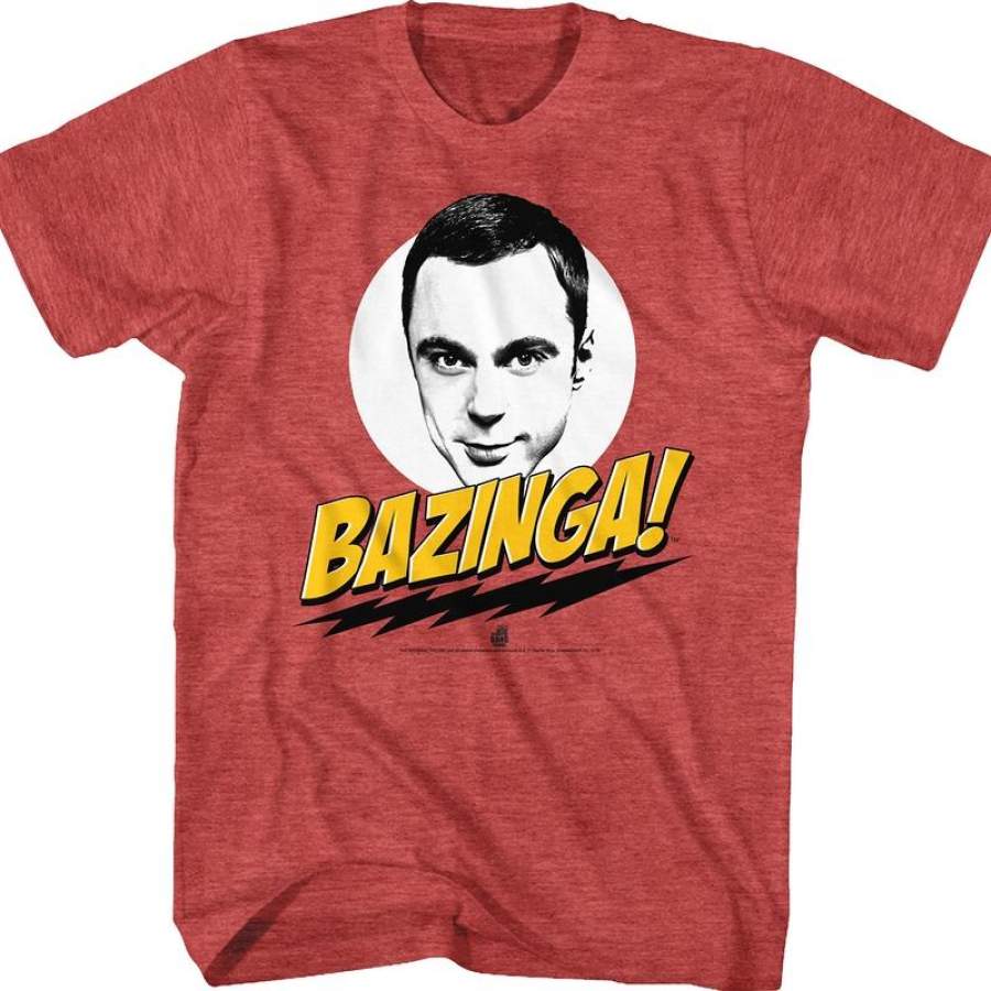 Big Bang Theory Bazinga T Shirt Love Art Usa