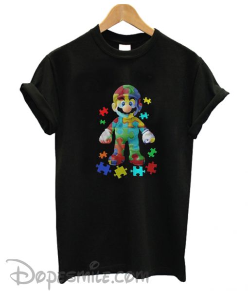 Super Mario Autism cool   T-Shirt