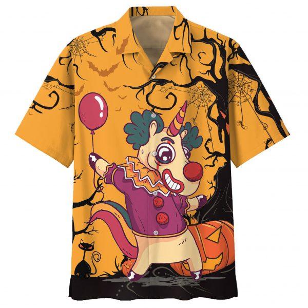 Halloween Unicorn Clown Hawaii Shirt For Men Women Adult Ha62891