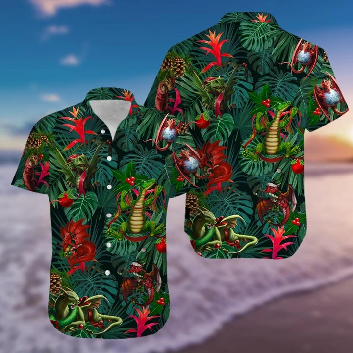 Christmas Dragon Hawaii Shirt Ha59906