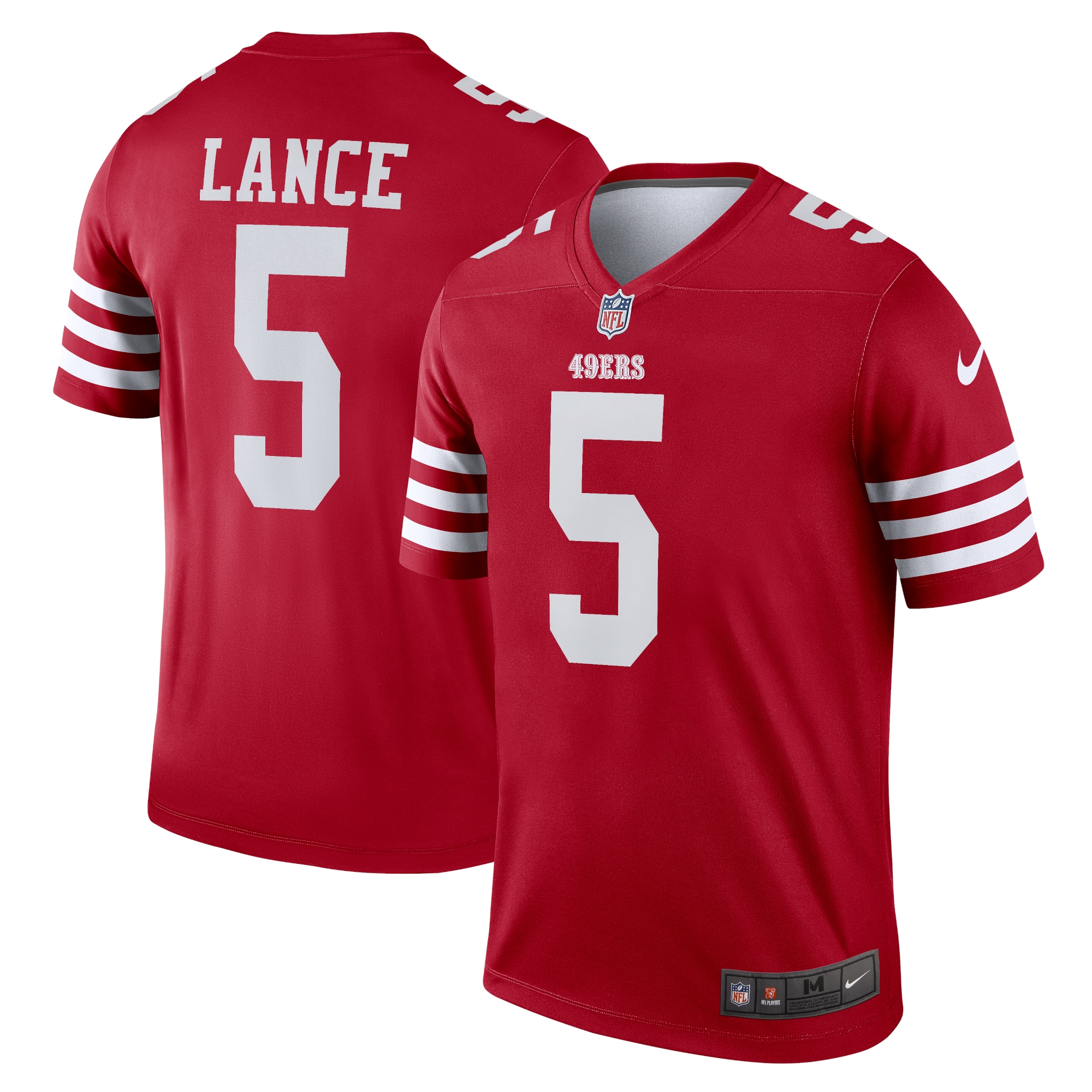 Trey Lance San Francisco 49ers Legend Jersey – Scarlet