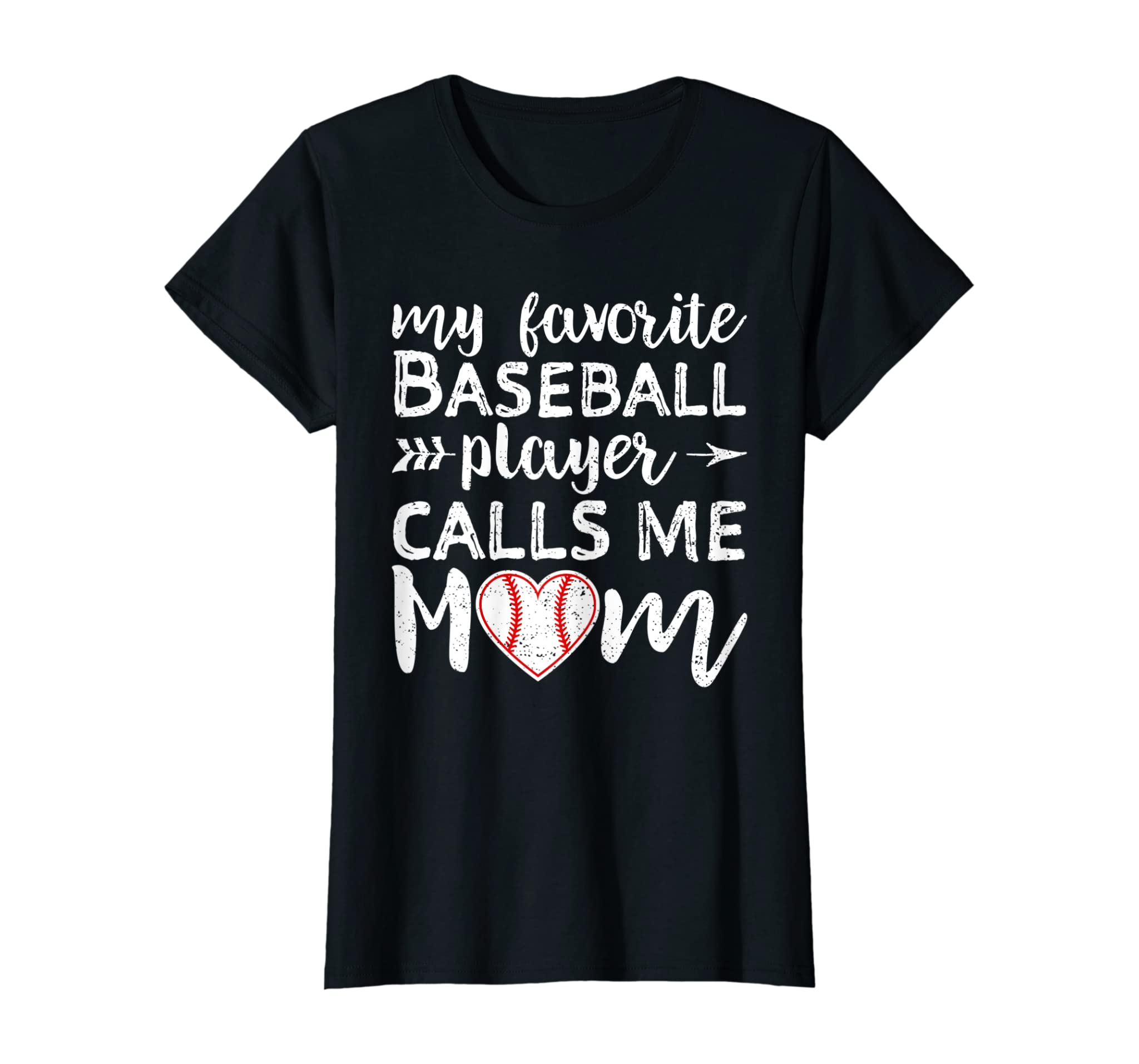 Womens My Favorite Baseball Player Calls Me Mom Shirt