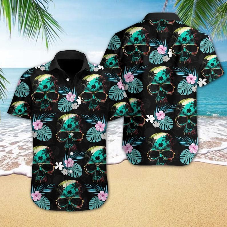 Skull Tropical Multicolor Amazing Design Hawaii Shirt Ha97246