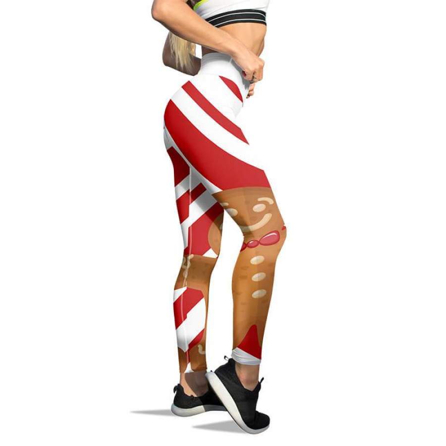 Candy Gingerbread Man Leggings