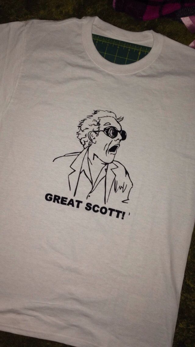 Great Scott Shirt Made By Me From The Movie Back To The Future Shirt