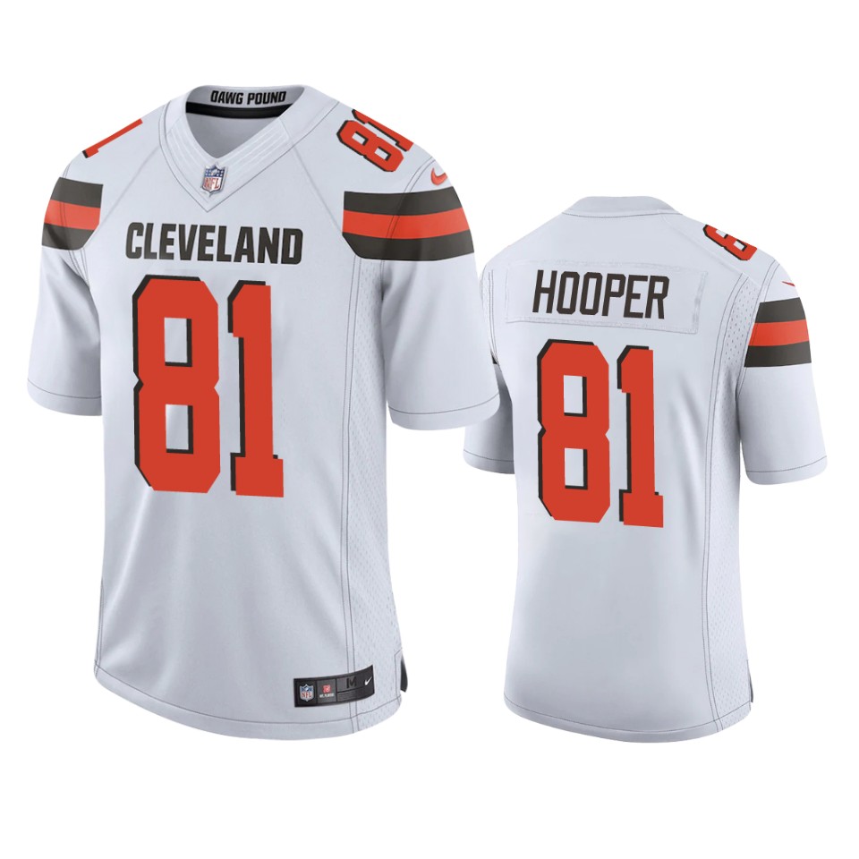 Austin Hooper Cleveland Browns White Vapor Limited Jersey