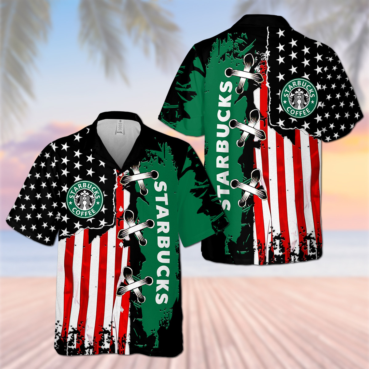 Stb Flag Hawaii Shirt Ha69273