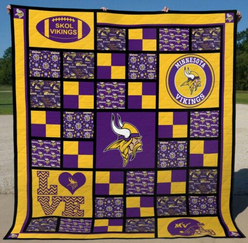 Minnesota Vikings 1 Blanket Quilt V98