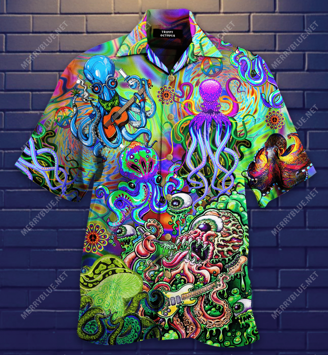 Octopus Trippy Hawaii Shirt Ha98827